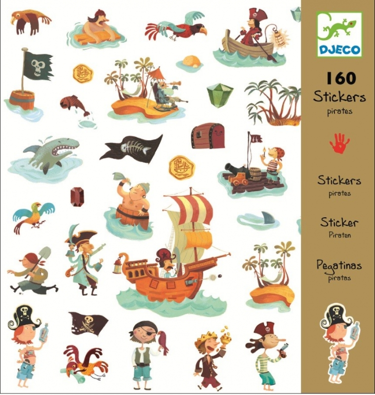 Djeco lipdukai "Piratai" DJ08839