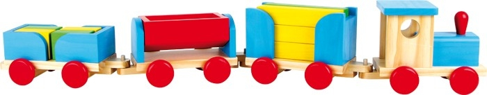 Medinis traukinukas Toy Blocks 1181