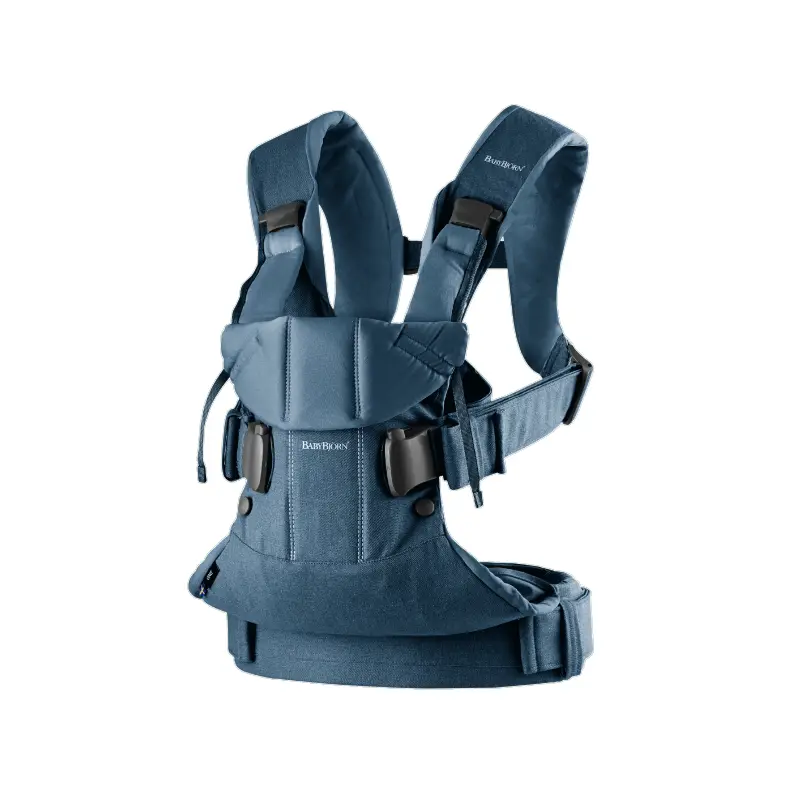 BABYBJORN nešioklė Baby Carrier One Cotton Denim/Midnight blue 098051