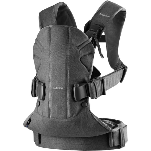 BABYBJORN nešioklė Baby Carrier One Cotton Denim grey 098094