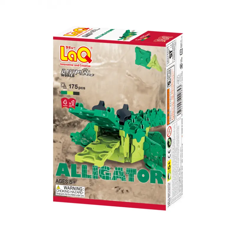 Konstruktorius LaQ „Animal World Alligator"