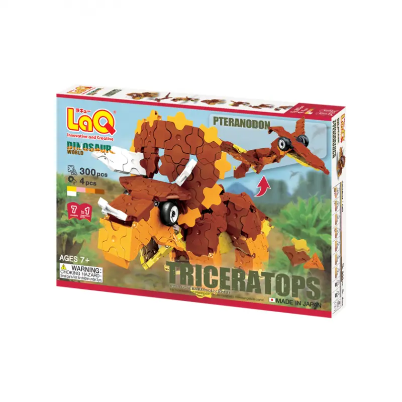 Konstruktorius LaQ "Dinosaur World Triceratops & Pteranodon"