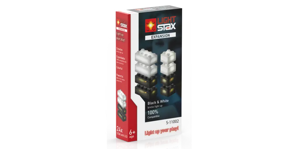 STAX konstruktorius SYSTEM juoda-balta