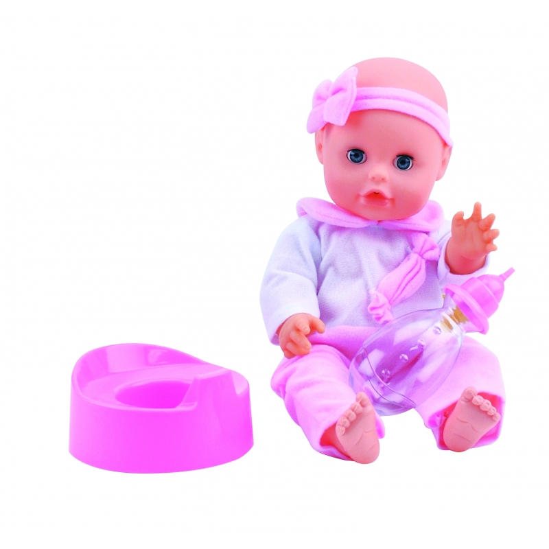BAMBOLINA lėlė su puoduku ir buteliuku Amore 33cm, BD1807