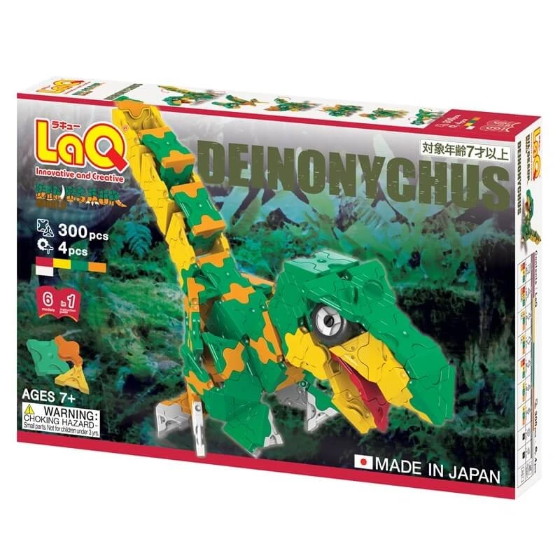 Konstruktorių rinkinys LaQ „Dinosaur World - Deinonychus“ / 300 detalių