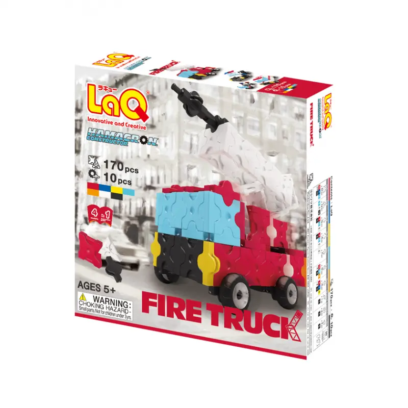 LaQ „Hamacron Constructor „Fire Truck" konstruktorių rinkinys.