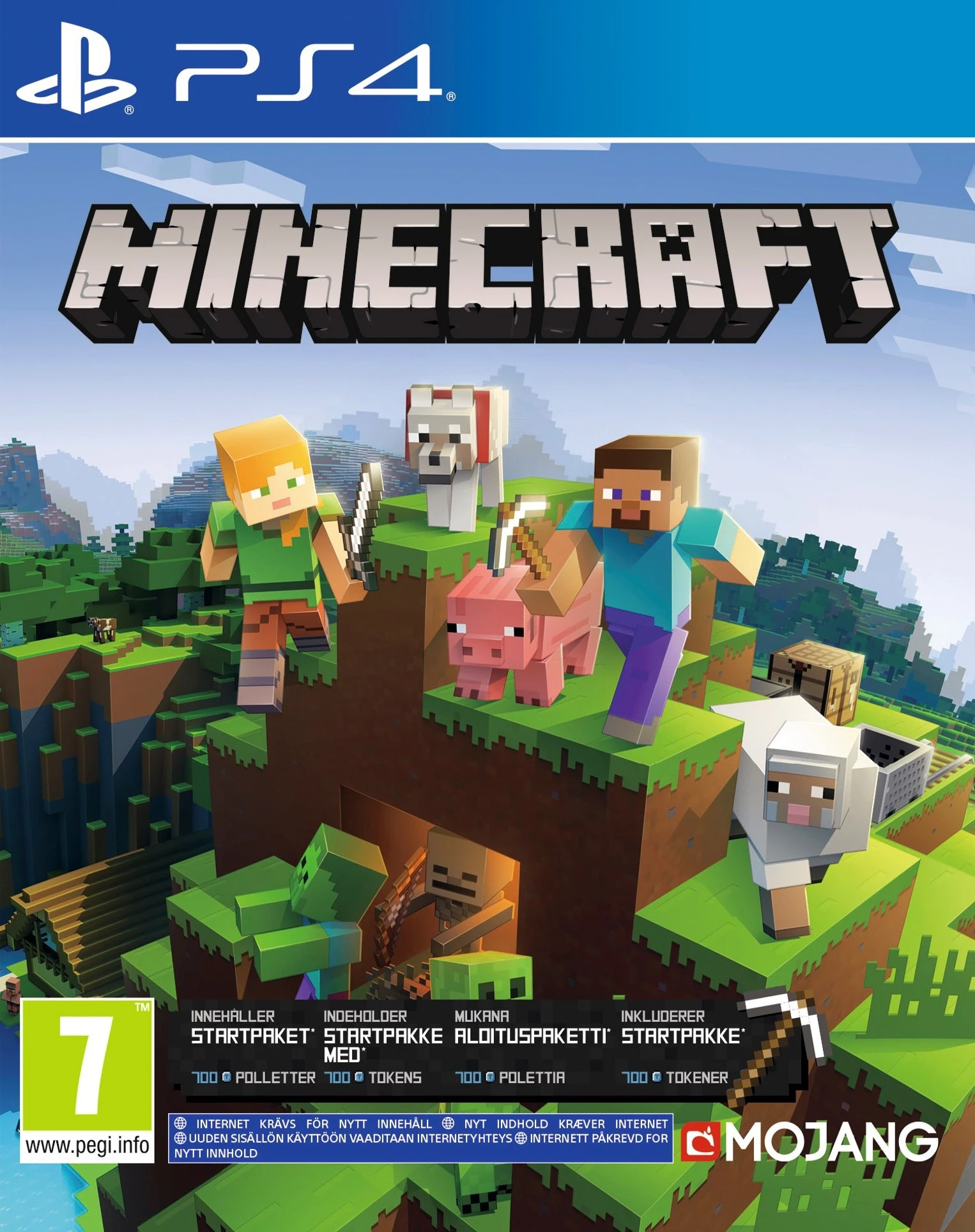 Kompiuterinis žaidimas Minecraft the Bedrock Edition PS4