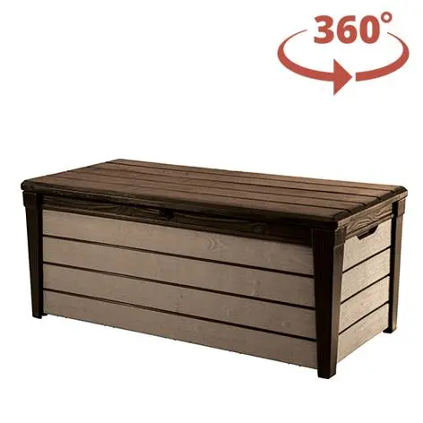 Daiktadėžė Keter BRUSHWOOD 455 L (rudos spalvos)