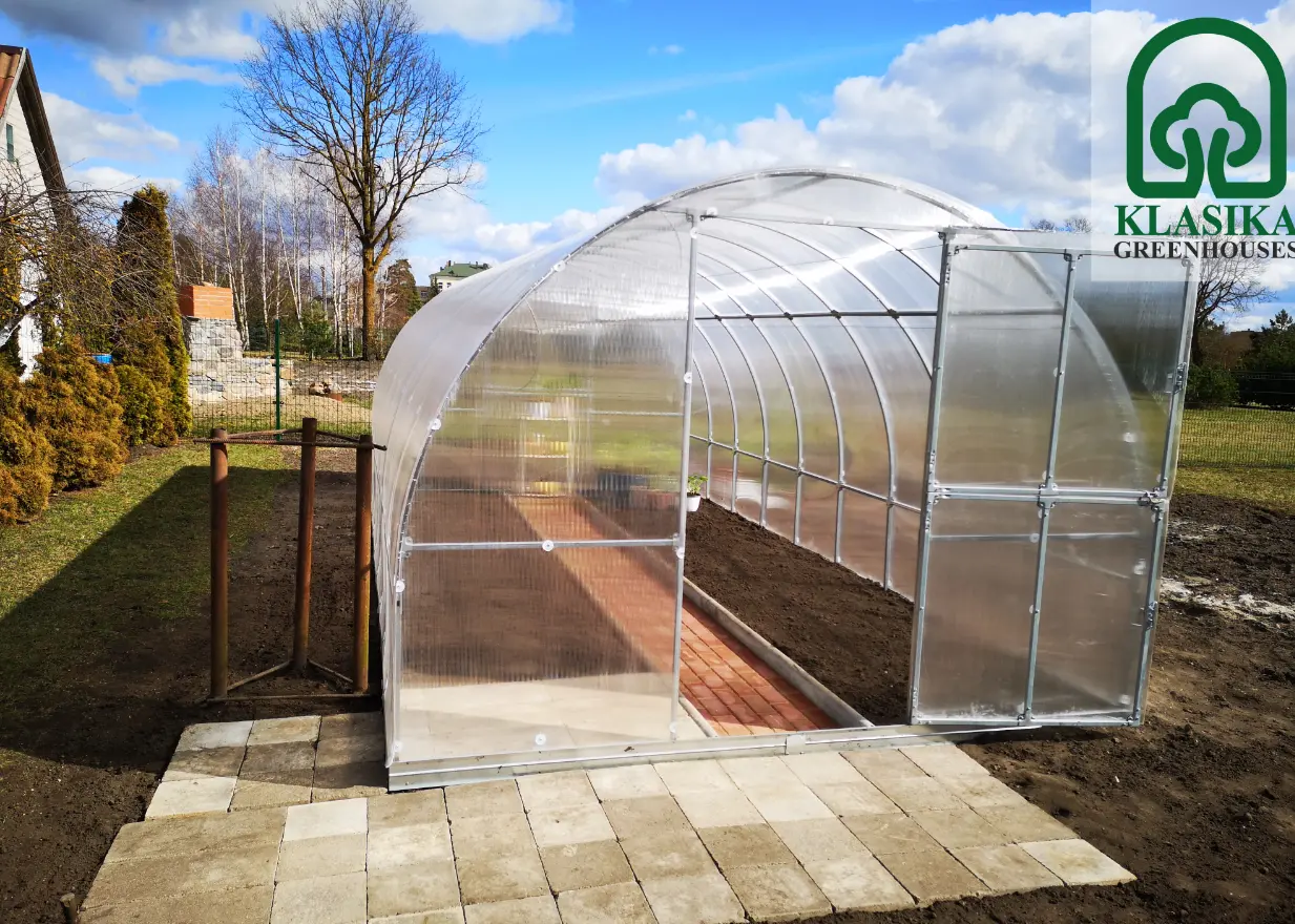 Arkinis šiltnamis MEISTRO KODAS KLASIKA TUBE 18 m2 4 mm danga 3 x 6 m (18 m2)
