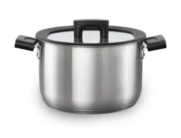 Nerūdijančio plieno puodas Fiskars Hard Face, 5 l / 22 cm 1052241