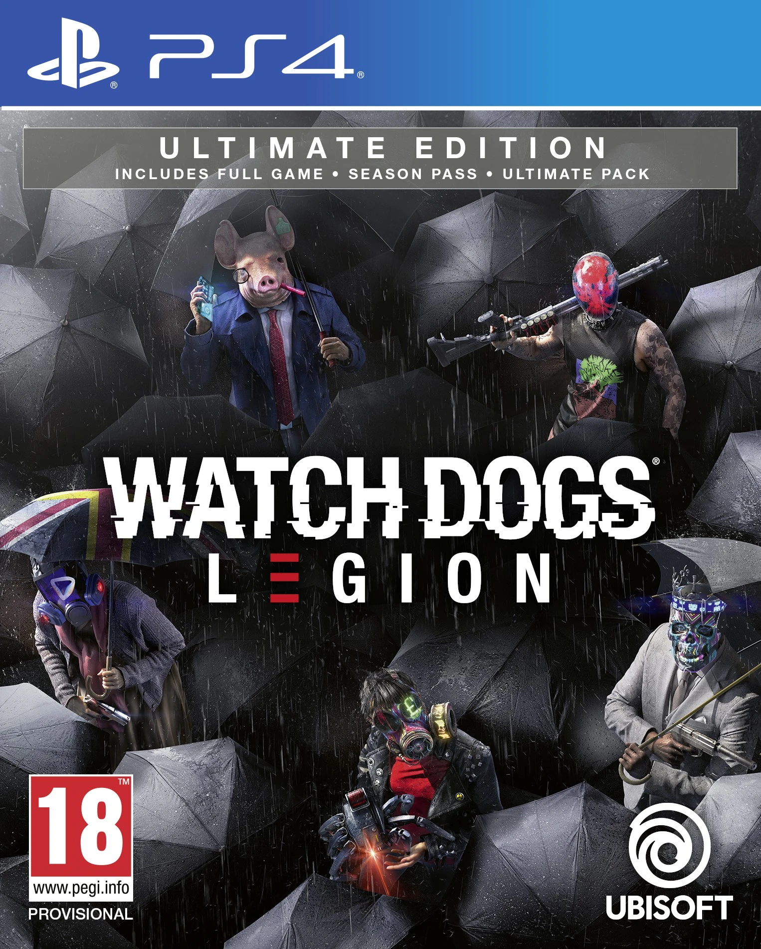 Kompiuterinis žaidimas Watch Dogs Legion Ultimate Edition PS4