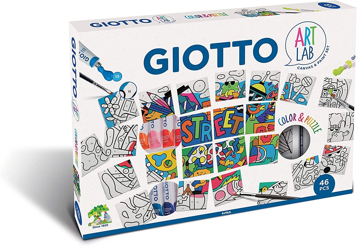 Kūrybinis rinkinys GIOTTO ART LAB Color & Puzzle 581800