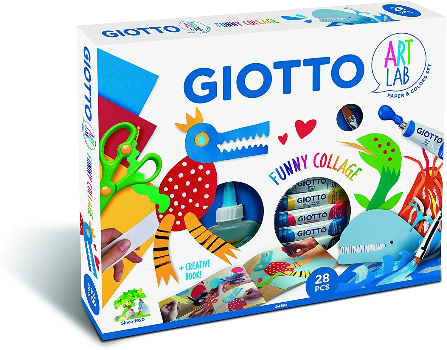 Kūrybinis rinkinys GIOTTO ART LAB Funny Collage 581500