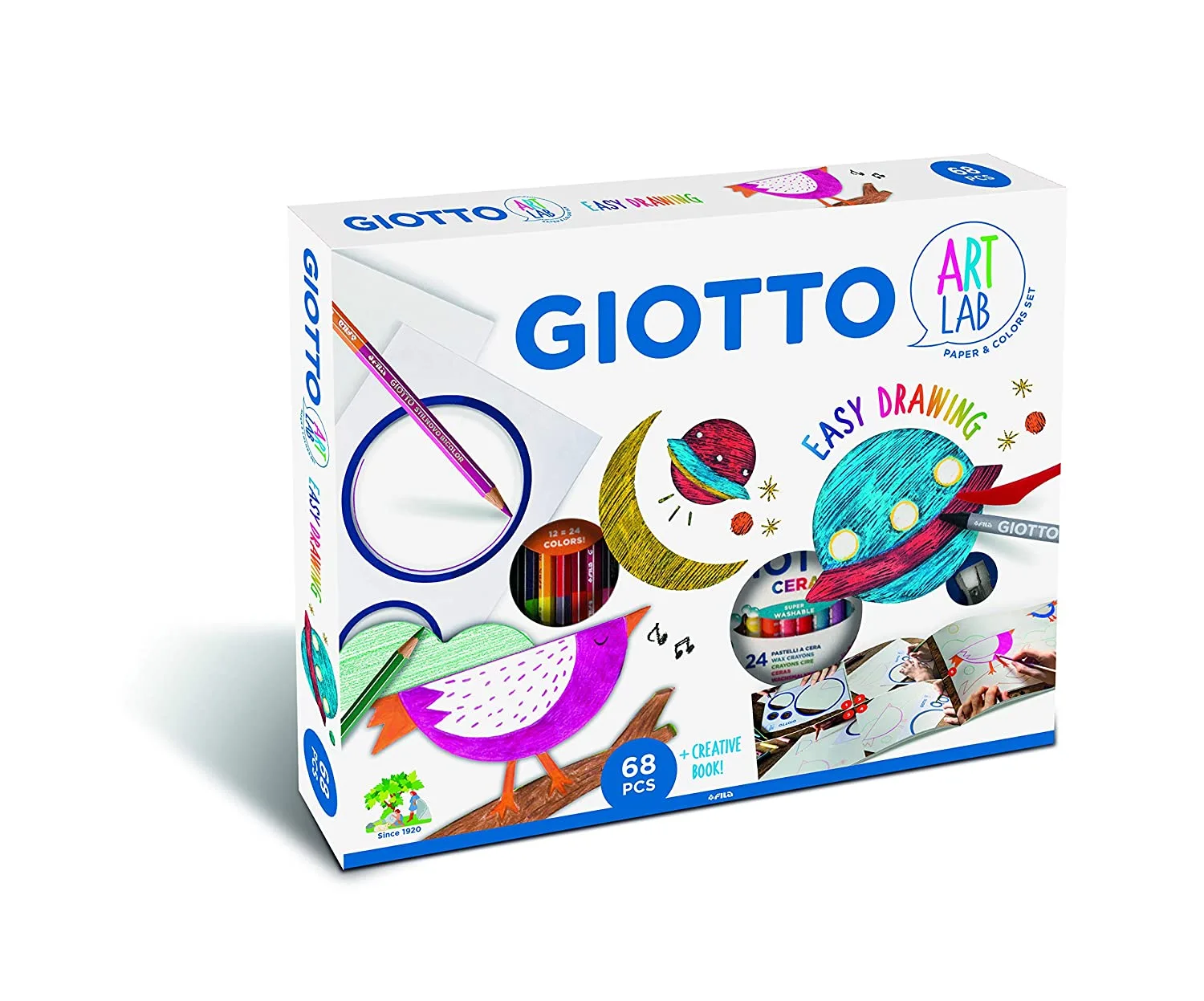 Kūrybinis rinkinys GIOTTO ART LAB Easy drawing 581400