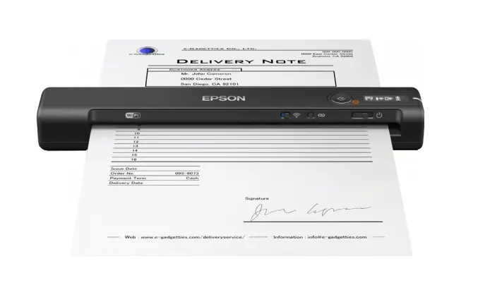 Dokumentų skaitytuvas Epson Wireless Mobile Scanner WorkForce ES-60W Colour, Document