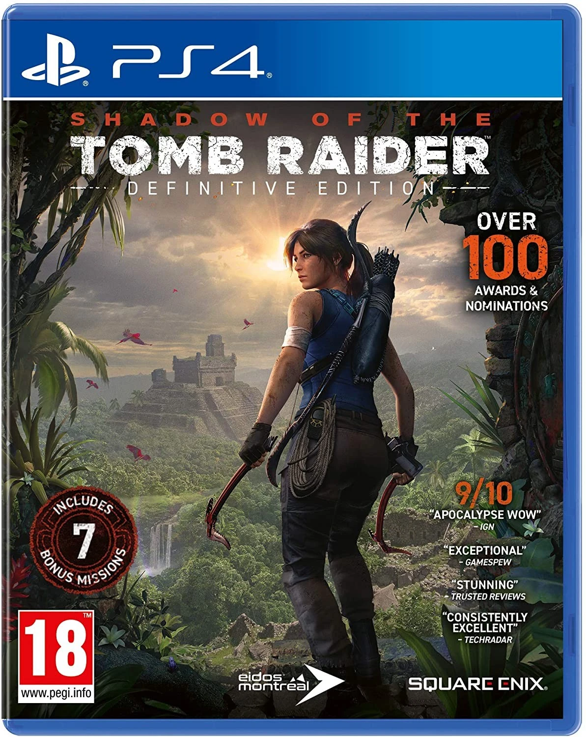 Kompiuterinis žaidimas Shadow of the Tomb Raider: Definitive Edition PS4