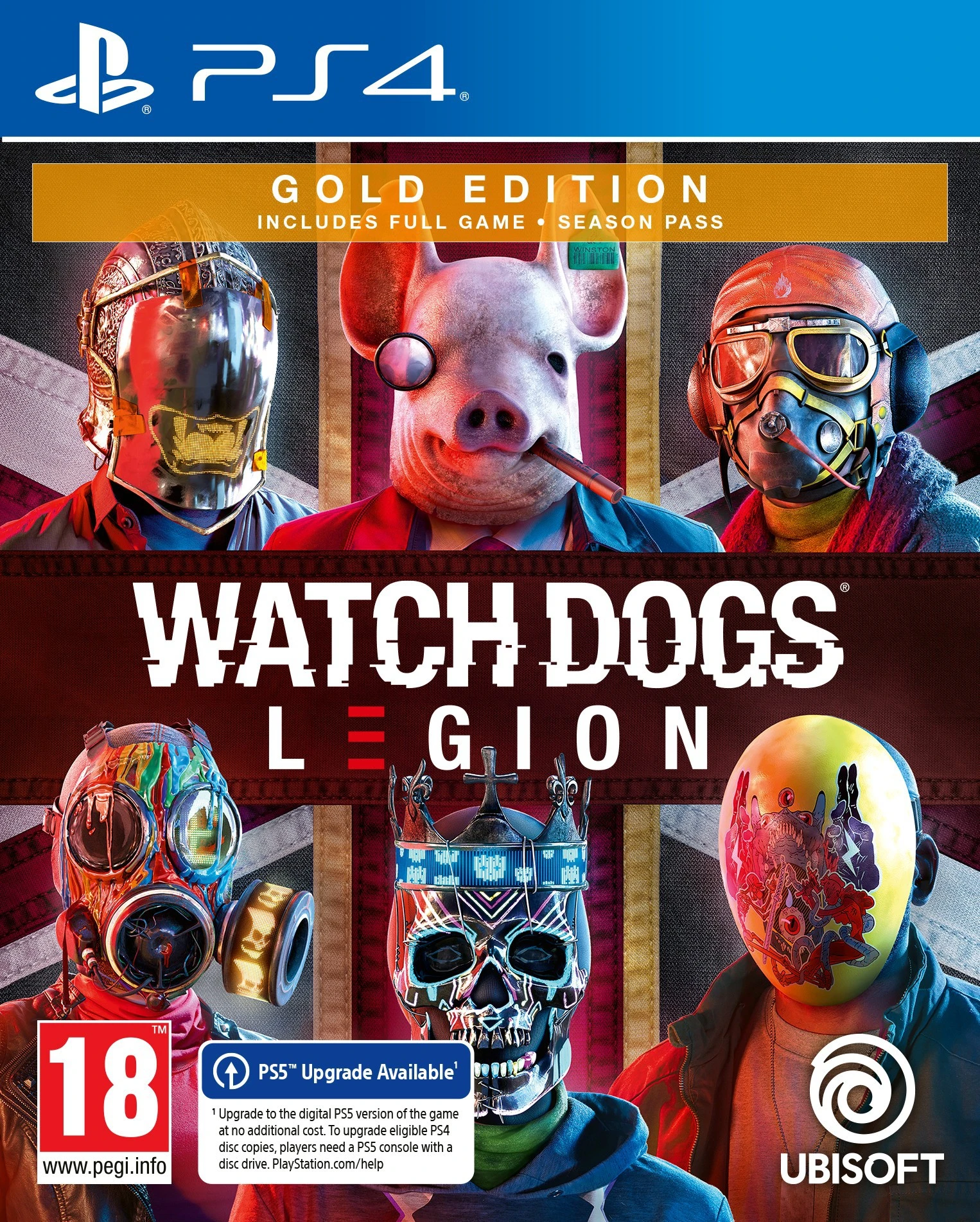 Kompiuterinis žaidimas Watch Dogs Legion Gold Edition + Pre-Order Bonus PS4