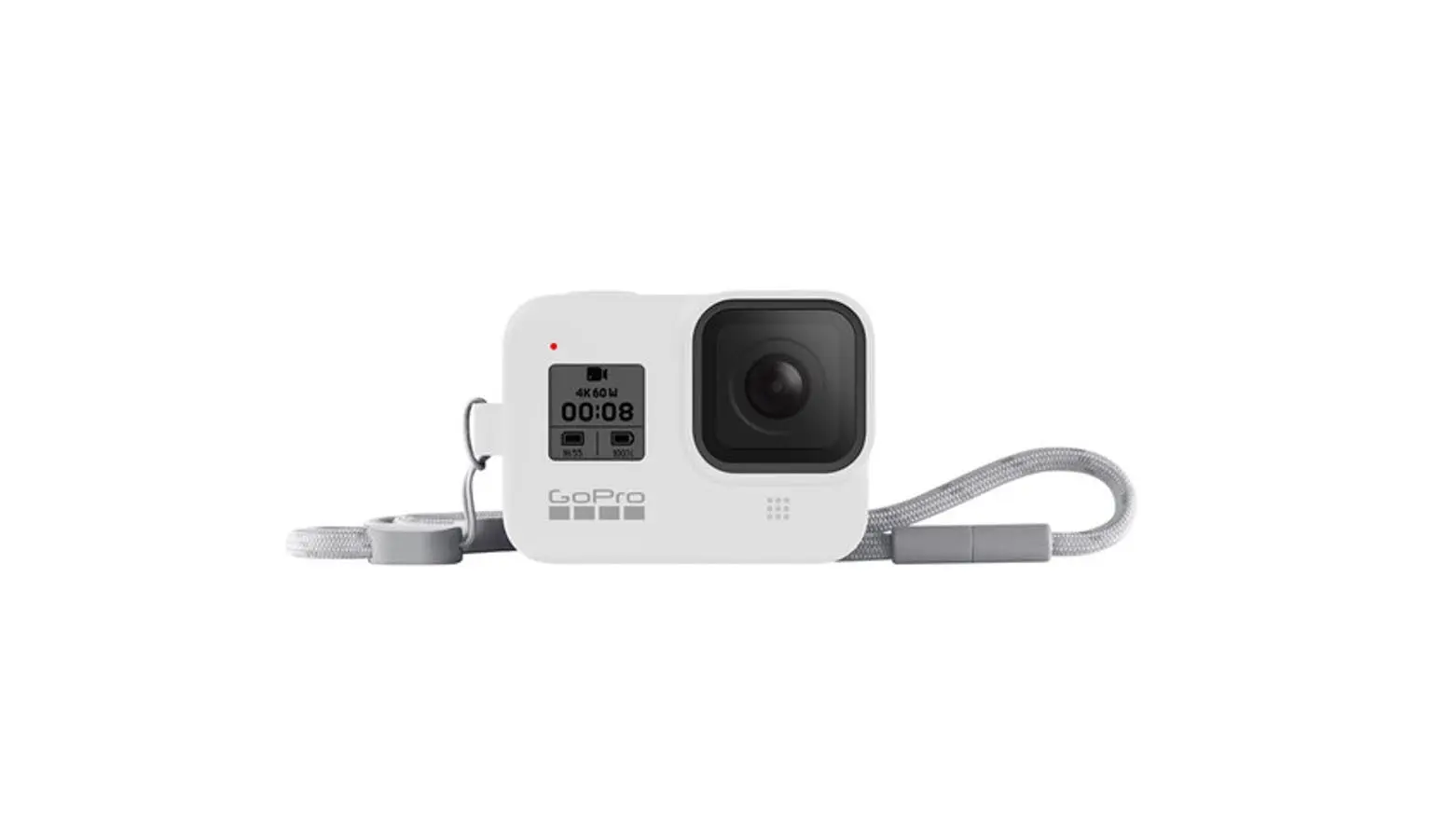 GoPro Sleeve and Lanyard White hot