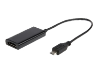 Adapteris GEMBIRD A-MHL-003 Gembird adapteris MHL-- HDMI(F)+MICRO USB(BF)(11 kontaktų) išmanusis telefonas prie TV HD+ maitinimo šaltinio