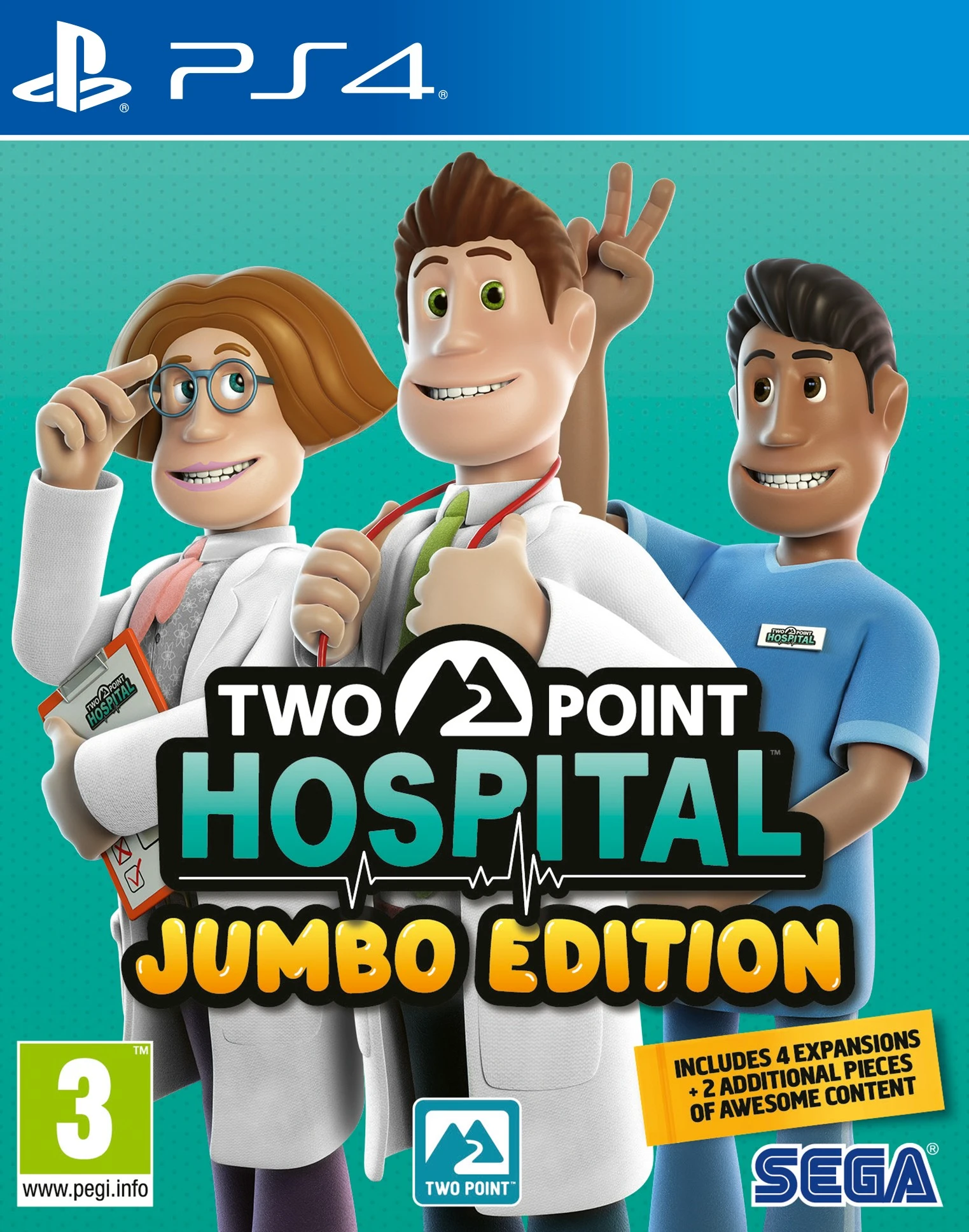 Kompiuterinis žaidimas Two Point Hospital: Jumbo Edition PS4