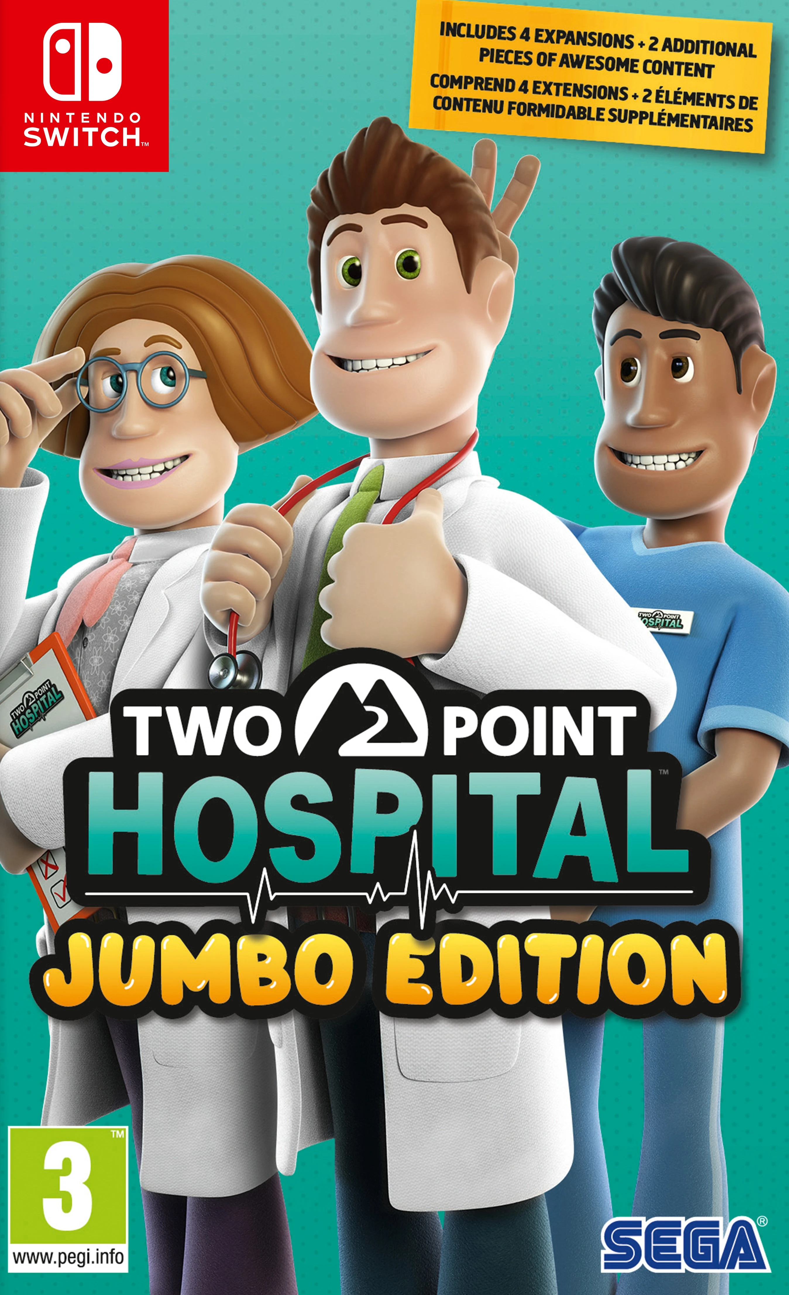 Kompiuterinis žaidimas Two Point Hospital: Jumbo Edition Nintendo Switch