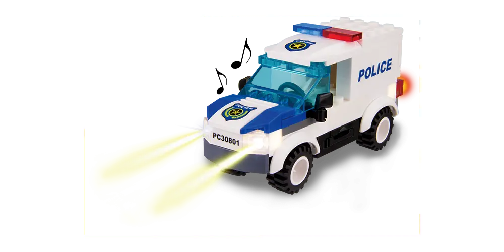 STAX Hybrid Signalizuojantis policijos automobilis 30801