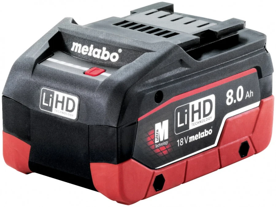 Akumuliatorius Metabo 18 V 8,0 Ah LiHD