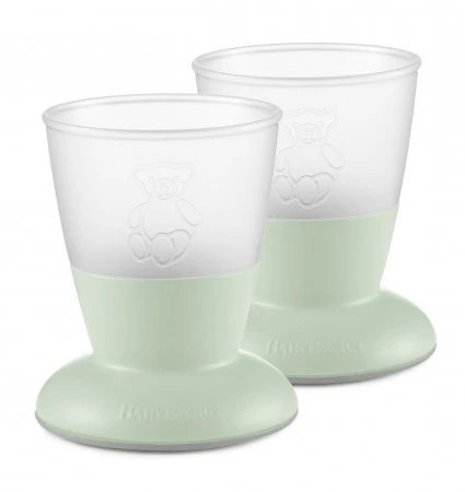 BABYBJÖRN puodelis 2 vnt. Powder Green 072161