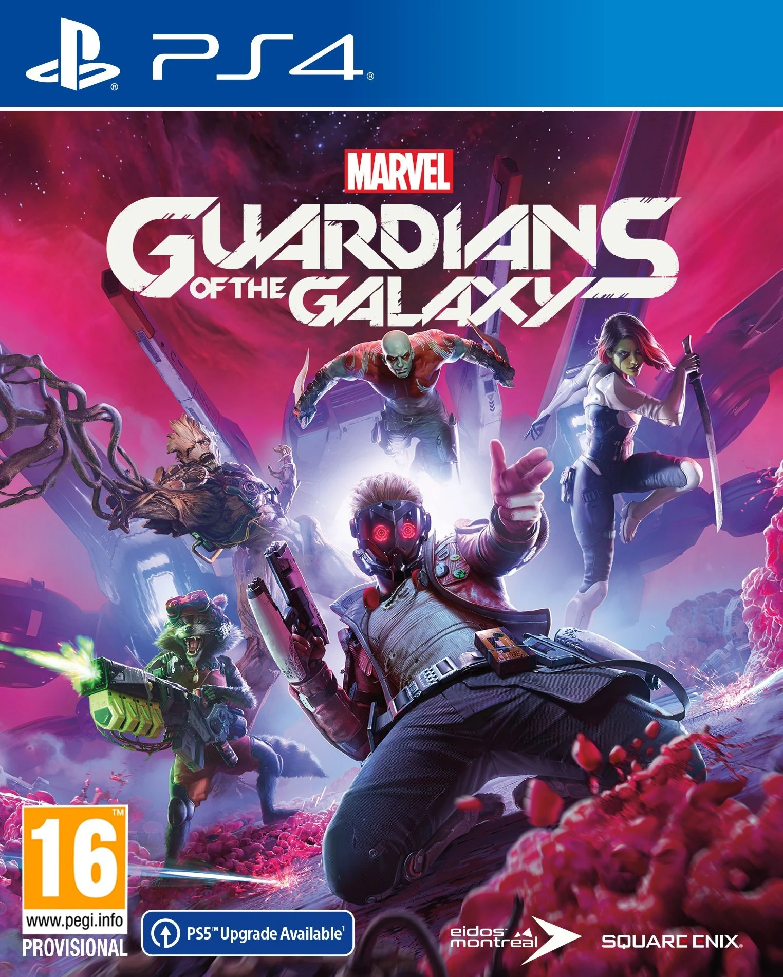 Kompiuterinis žaidimas Marvel's Guardians of the Galaxy PS4