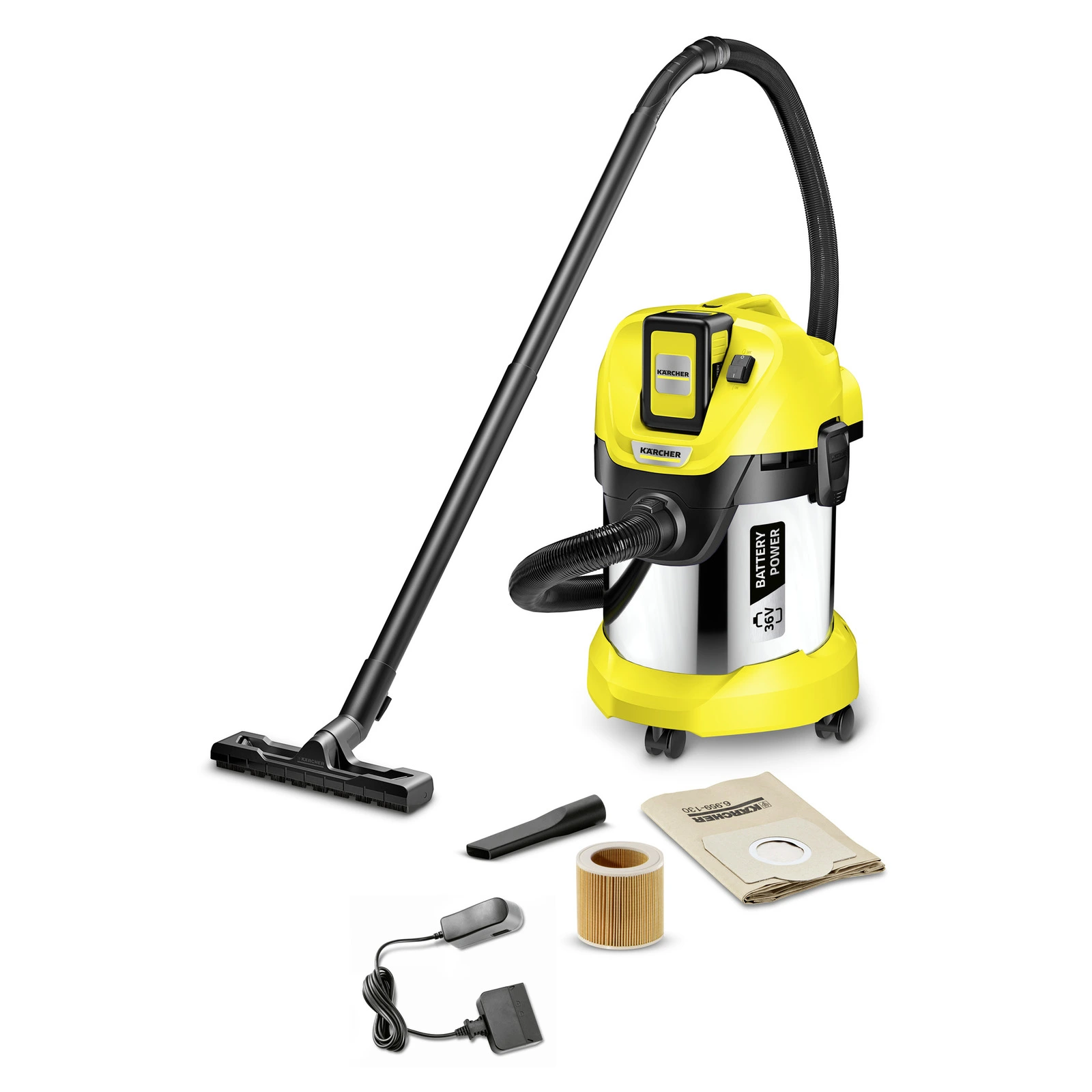 Daugiafunkcis dulkių siurblys Karcher WD 3 BATTERY PREMIUM SET (1.629-951.0)