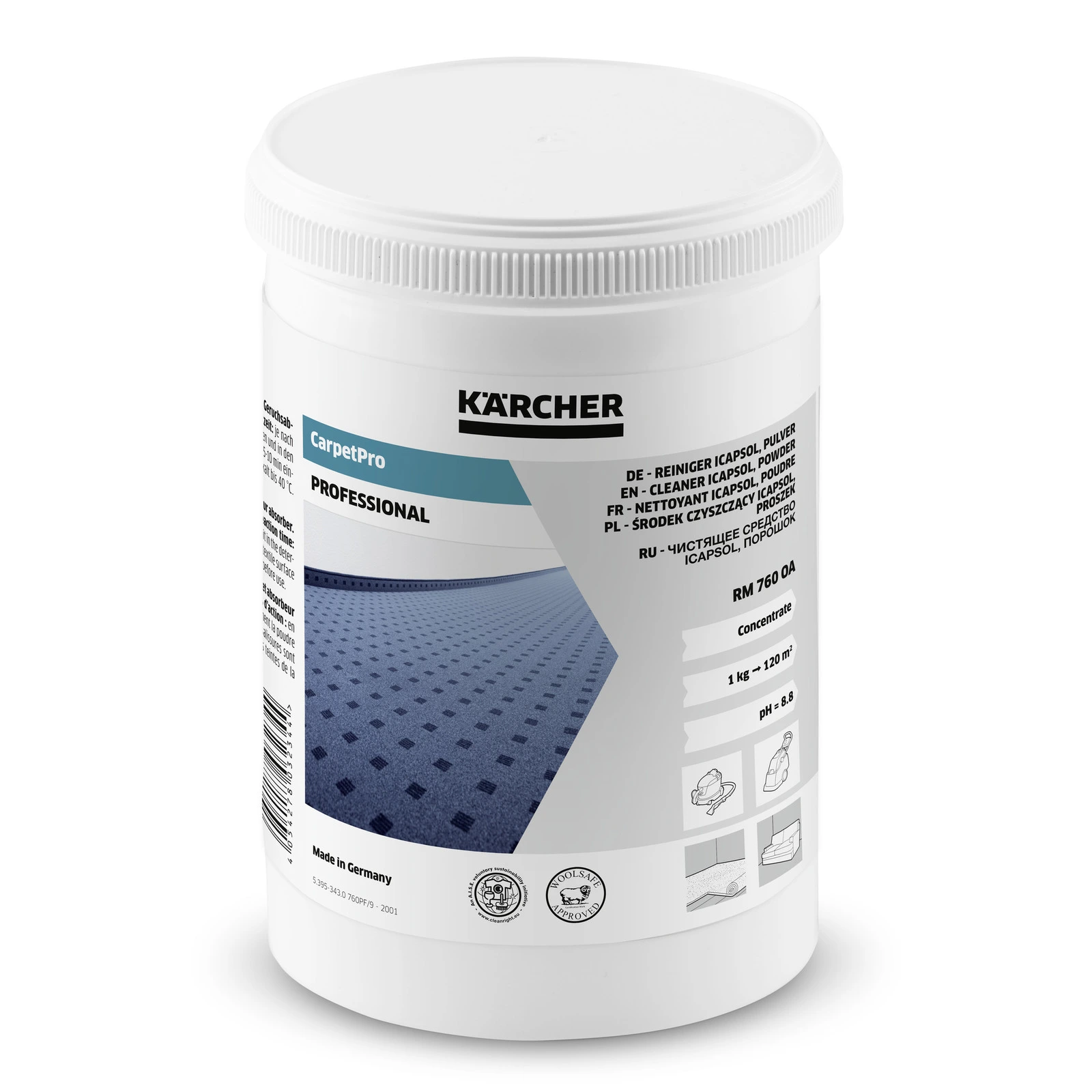 Kilimų valymo priemonė Karcher Capsol RM 760 Powder OA (6.295-849.0)