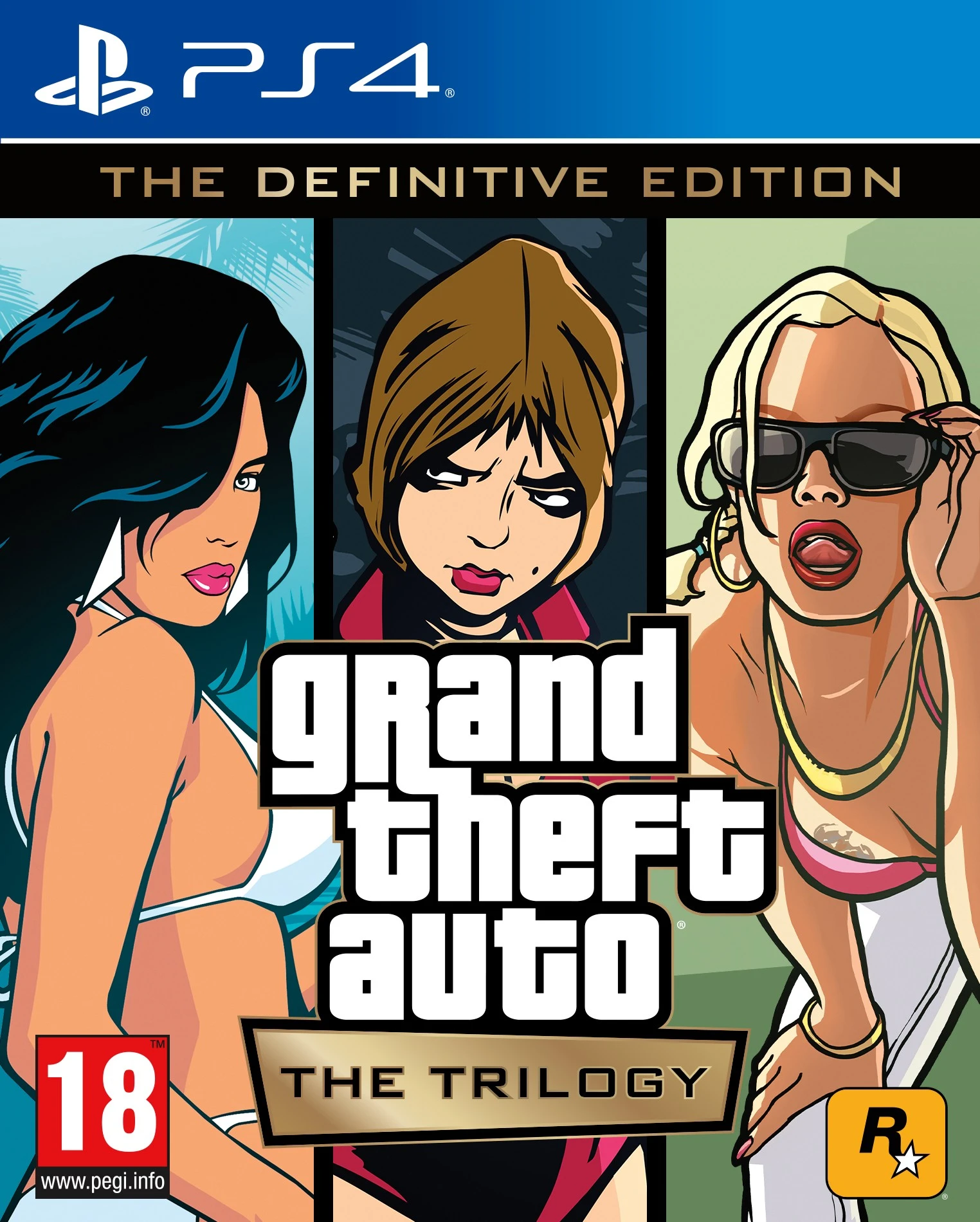 Kompiuterinis žaidimas Grand Theft Auto: The Trilogy – The Definitive Edition PS4
