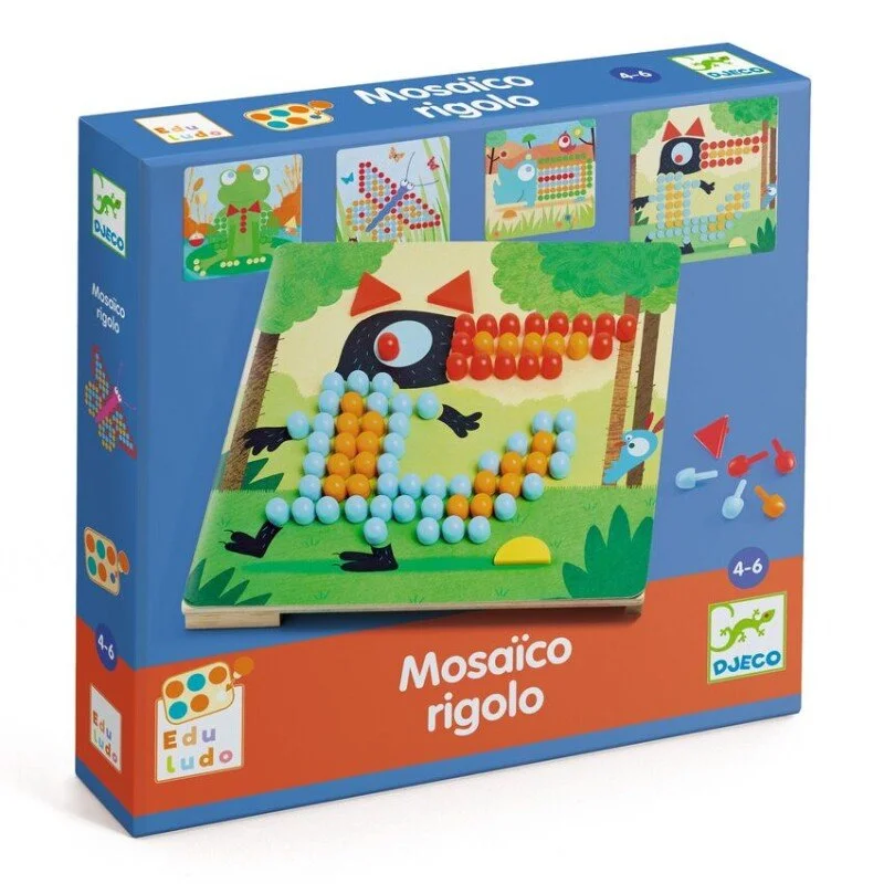  Djeco Smeigtukų mozaika "Rigolo", DJ08136
