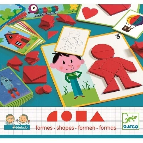  Djeco Lavinamasis žaidimas "Formos", DJ08300