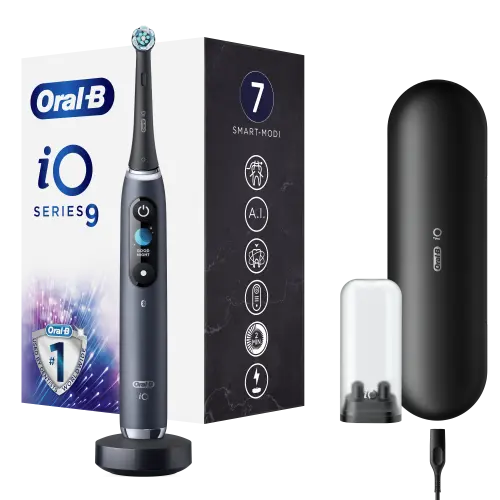 Dantų šepetėlis Oral-B iOM9.1B2.2AD Black Onyx