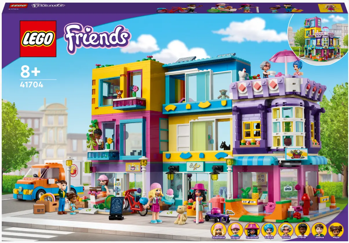 LEGO® 41704 FRIENDS Pagrindinės gatvės pastatas