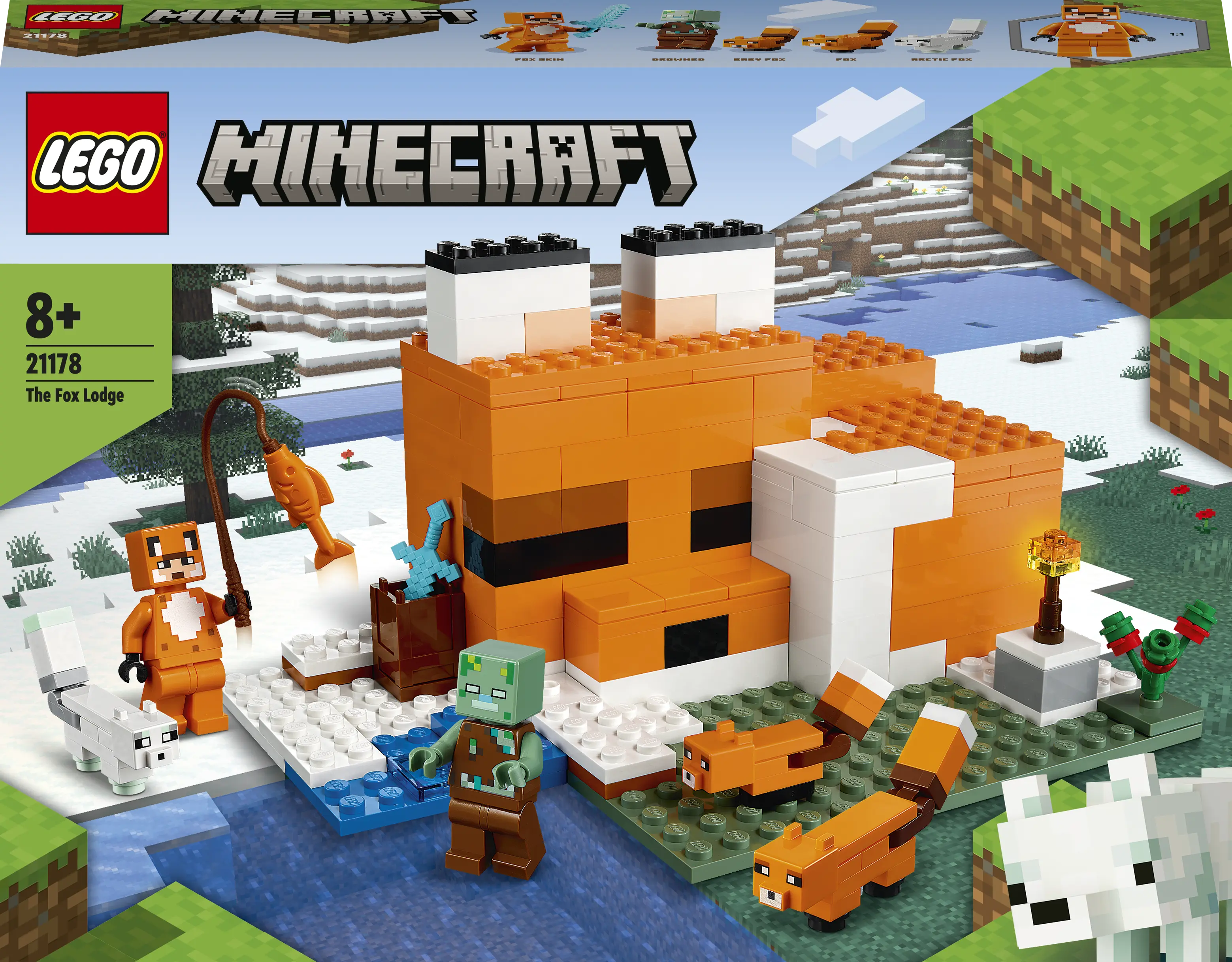 LEGO® 21178 MINECRAFT Lapių buveinė