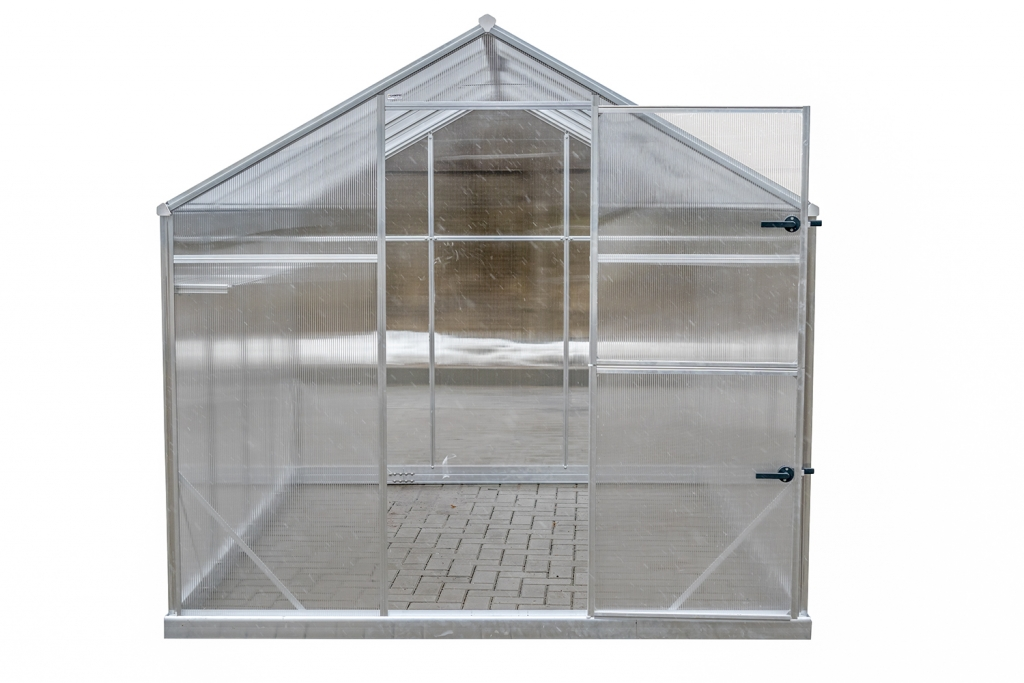 Aliuminio/polikarbonatinis šiltnamis GAMPRE Sanus L-11