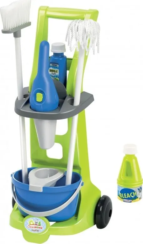 Valymo vežimėlis su Clean Home priedais Ecoiffier 6316030