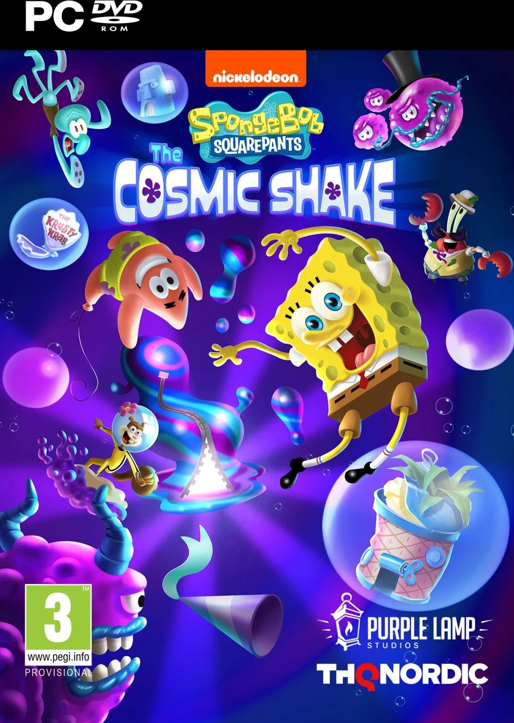 Kompiuterinis žaidimas SpongeBob SquarePants: The Cosmic Shake PC