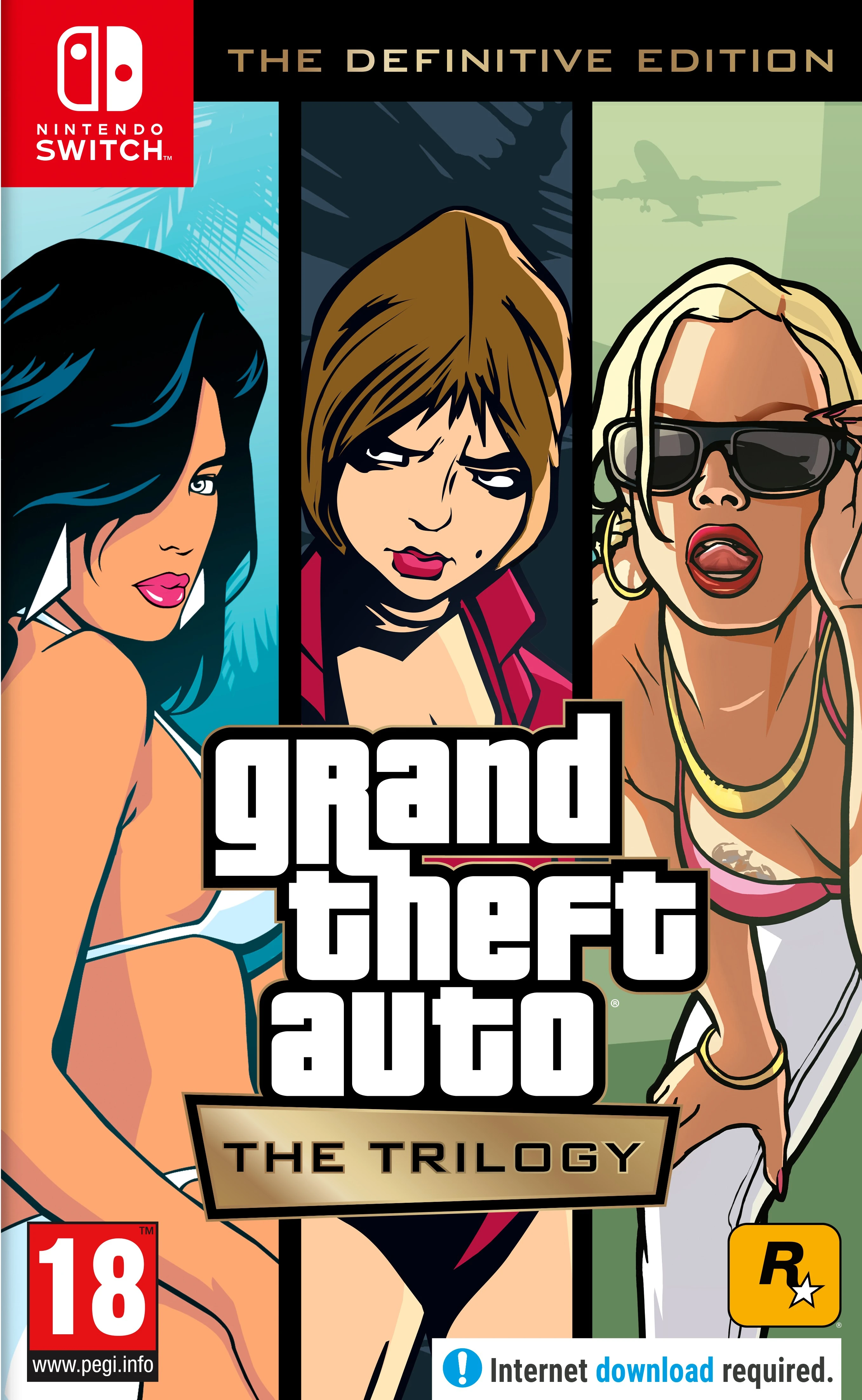Kompiuterinis žaidimas Grand Theft Auto: The Trilogy – The Definitive Edition Nintendo Switch