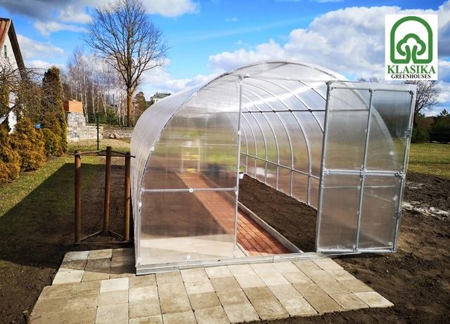 Arkinis šiltnamis KLASIKA TUBE 36 m2 6mm danga