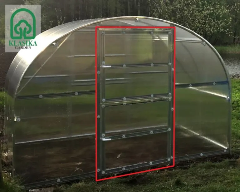 Papildomos durys gale šiltnamiui BALTIC LT be dangos, 100 x 100 cm