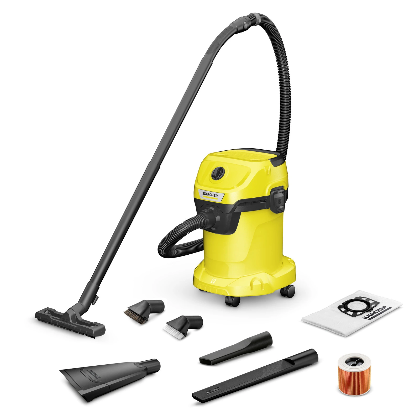 Drėgno ir sauso valymo dulkių siurblys Karcher WD 3 V-17/6/20 CAR (1.628-115.0)