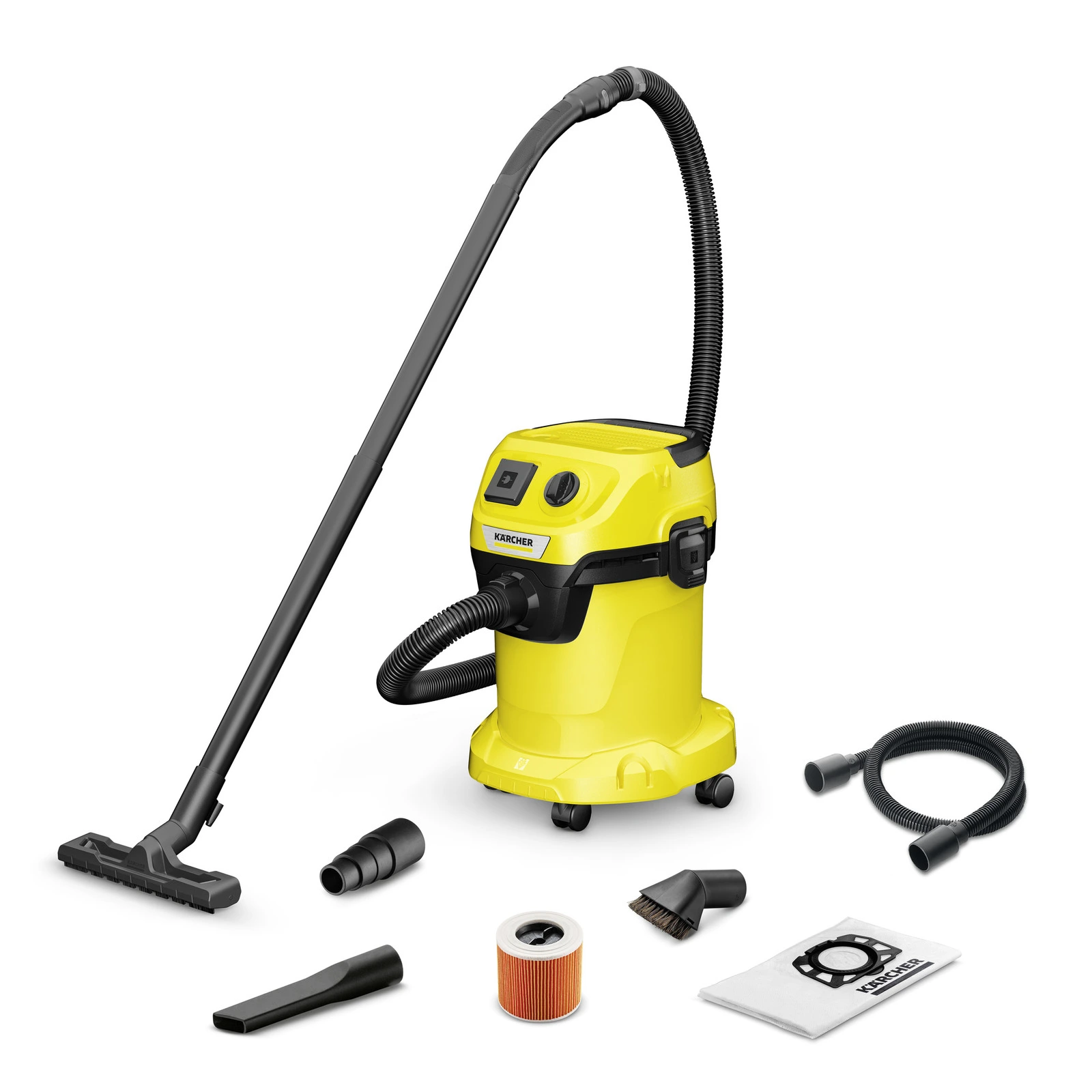 Drėgno ir sauso valymo dulkių siurblys Karcher WD 3 P V-17/4/20 WORKSHOP (1.628-175.0)