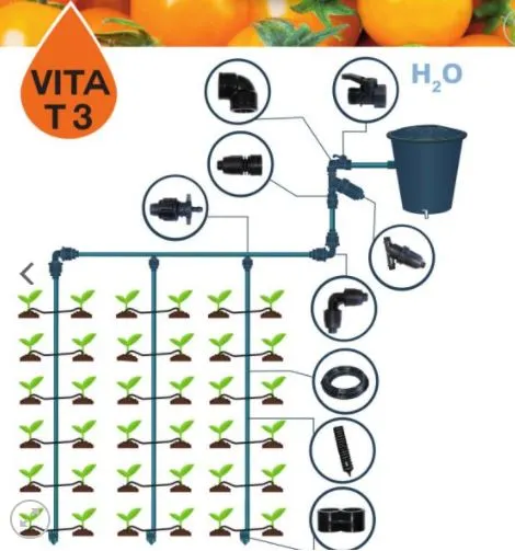 Individuali laistymo sistema VITA T3, gravitacinė