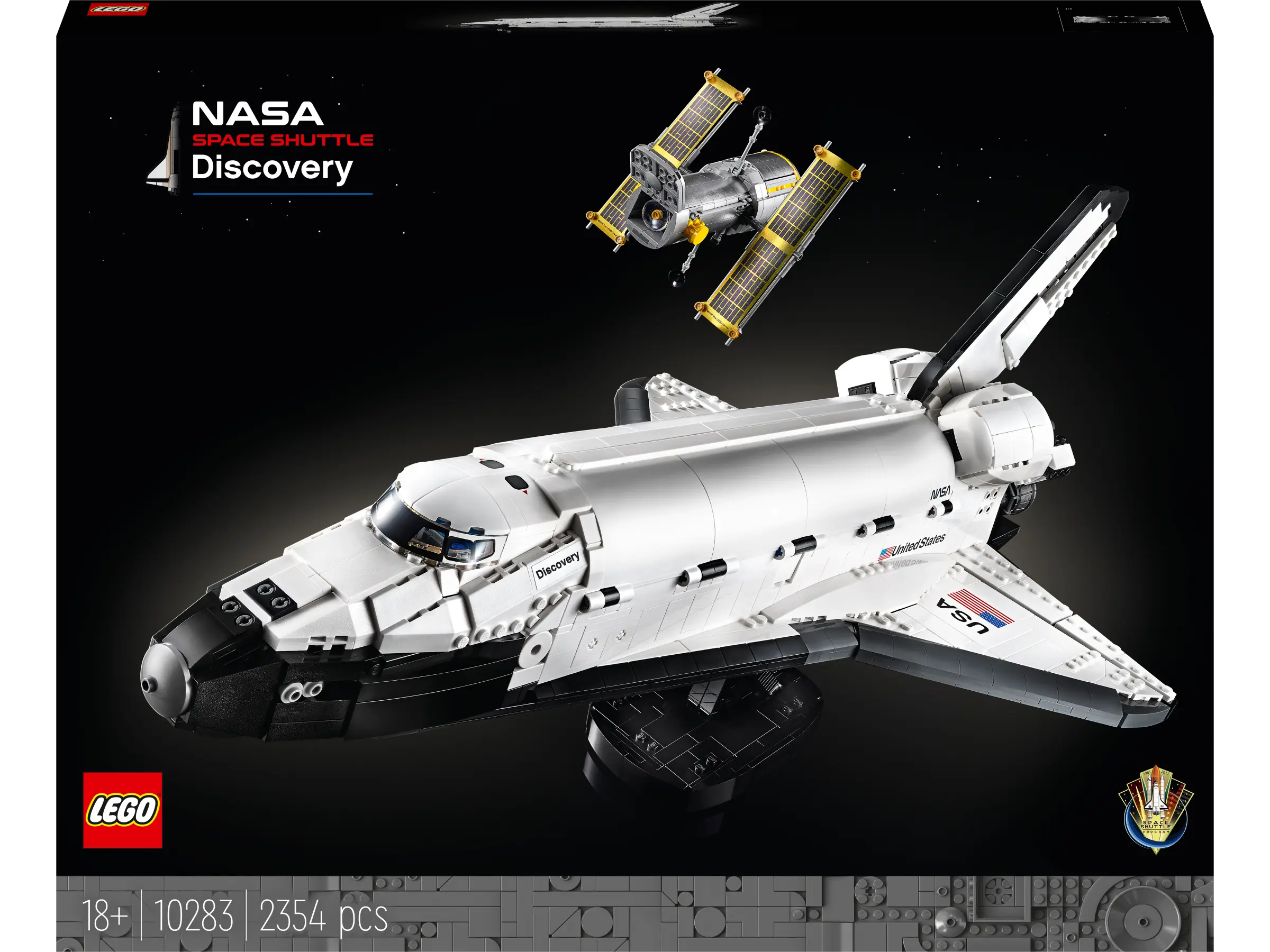 LEGO® 10283 ICONS NASA daugkartinis erdvėlaivis „Discovery“