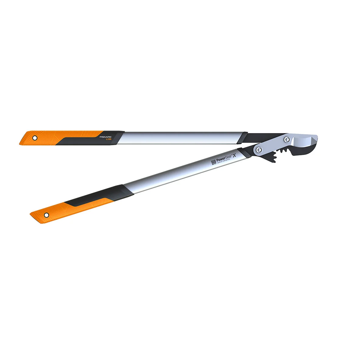Plieninės sodo žirklės prasilenkiančiais ašmenimis Fiskars PowerGear X LX98, L (1020188)