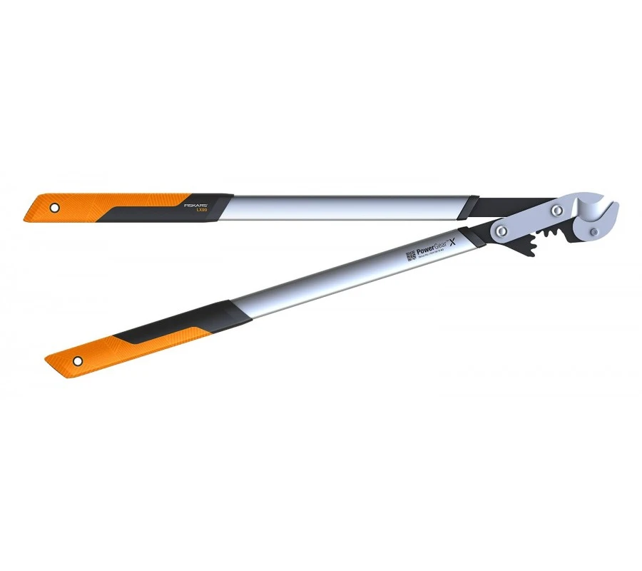 Plieninės sodo žirklės atraminiais ašmenimis Fiskars PowerGear X LX99, L (1020189)