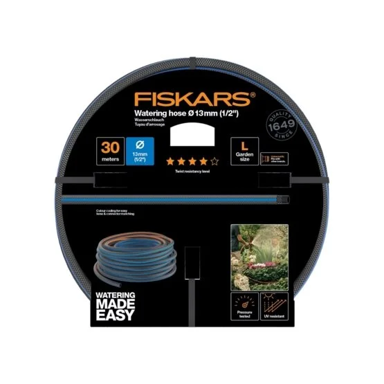 Laistymo žarna Fiskars 13mm (1/2") 30m Q4 (1027105)